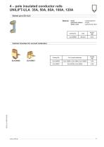 4 - pole insulated conductor rails UNILIFT - ULA - 35A, 50A, 80A, 100A, 120A-17