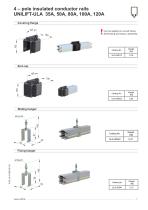 4 - pole insulated conductor rails UNILIFT - ULA - 35A, 50A, 80A, 100A, 120A-7