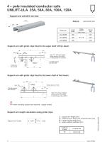 4 - pole insulated conductor rails UNILIFT - ULA - 35A, 50A, 80A, 100A, 120A-8