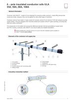 4 - pole insulated conductor rails UNILIFT - ULA - 35A, 50A, 80A, 100A-3