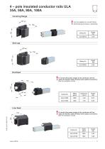 4 - pole insulated conductor rails UNILIFT - ULA - 35A, 50A, 80A, 100A-5