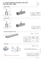 4 - pole insulated conductor rails UNILIFT - ULA - 35A, 50A, 80A, 100A-8