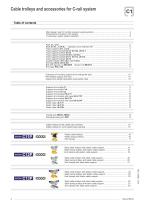 Cable trolleys and accessories for C-rail system - C1_C1A-2