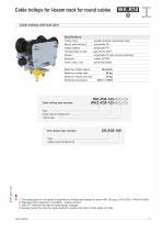 Cable trolleys for I-beam track - KDR-13