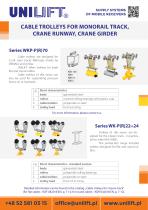 CABLE TROLLEYS FOR MONORAIL TRACK, CRANE RUNWAY, CRANE GIRDER-1