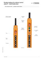 PENDANT CONTROL STATIONS - UNILIFT-HY-NUX-3