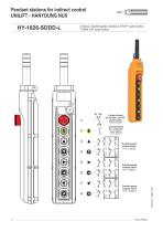PENDANT CONTROL STATIONS - UNILIFT-HY-NUX-6