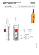 PENDANT CONTROL STATIONS - UNILIFT-HY-NUX-8