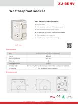 Weatherproof socket - 1