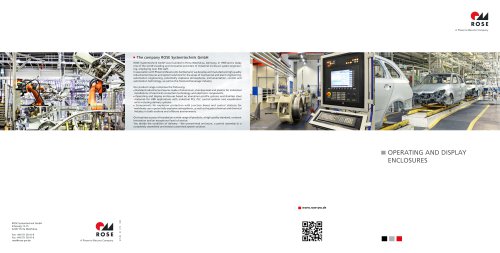 Flyer operating and display enclosures