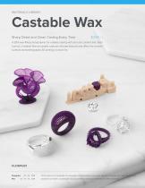 Materials library Castable Wax - 1