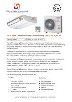 EX 3G Zone 2, Explosion Proof Air Conditioning Unit: 230V 50/60 Hz-1