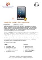 Explosion Proof ATEX iPad 9.7 Zone 2 Intrinsically Safe