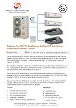 Explosion Proof VRV Air Conditioning, Cooling ATEX Split Systems - 1