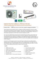 Product flyer explosion proof AC Units high ambient (3.4-14kW)-1
