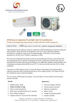 Product flyer explosion proof AC Units Wall Mount (2-7kW)-1