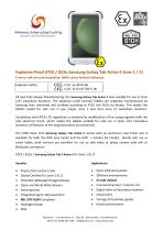 Product flyer explosion proof Samsung Galaxy Tab Active5 (Ex Zone 1)-1