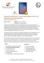 Product flyer explosion proof Samsung Galaxy Tab S10 FE (Ex Zone 2)-1
