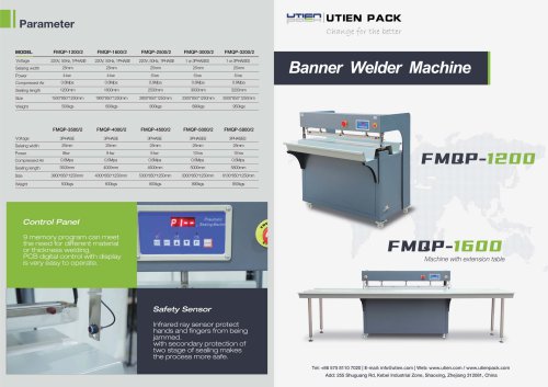 Banner Welder Machine