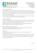 FUNCTIONAL ANI) TECHNICAL SPECIFICATIONS OF THE ELECTRONIC BOARD FOR RETARDER PROVER In. FE1030 or FE1036 - 10