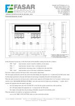 FUNCTIONAL ANI) TECHNICAL SPECIFICATIONS OF THE ELECTRONIC BOARD FOR RETARDER PROVER In. FE1030 or FE1036 - 3