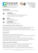 FUNCTIONAL SPECIFICATIONS OF THE ELECTRONIC BOARD for LowTemperature SHOWCASE p/n FE1044 - 4