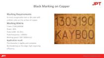 MOPA Fiber Laser Black Marking on Copper-1