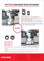 CT30 SERIES MILLING INSERTS FOR STEEL AND STAINLESS STEEL - 1