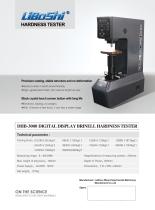 brochure for BRINELL HARDNESS TESTER HB-3000--2