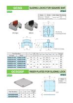 Sliding locks for square bar - 1