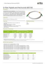 Q-Fiber Pigtails and Patchcords G657.B3 - 1