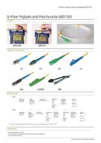 Q-Fiber Pigtails and Patchcords G657.B3 - 2