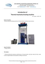 Insulator Thermal-mechanical testing machine-1