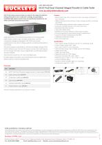 Datasheet: DCCT Pro2 Pinhole detector - Integral dual channel unit-1