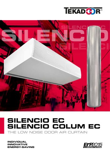 SILENCIO EC - THE LOW NOISE DOOR AIR CURTAIN