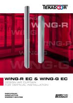 WING-R EC & WING-G EC - DESIGN AIR CURTAIN - 1