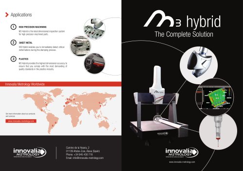 Todos os catálogos e folhetos técnicos Innovalia-Metrology