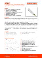 MRL23-Submersible Level Transmitter for Sewage applications - 1