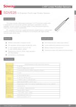 SOWAY LVDT displacement transducers SDVE28-15A - 1