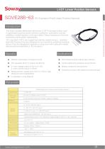 SOWAY LVDT displacement transducers SDVE28B-63 - 1