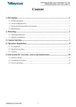 User Instruction RFL-P30MX-3