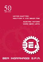 Electric motors worm gear units-1
