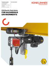 EXN Electric Chain Hoists for Hazardous Environments