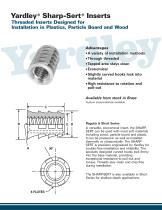 Sharp-Sert Flanged Threaded Metal Insert - 1