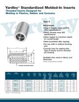 Type C Molded-In Threaded Metal Insert - 1