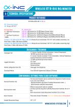 Datasheet Satevis Alpha Inc 30B- Bi-Axis LoraWan Inclinometer -6