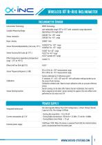 Datasheet Satevis Alpha Inc 30B- Bi-Axis LoraWan Inclinometer -7