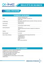 Datasheet Satevis Alpha Inc 30B- Bi-Axis LoraWan Inclinometer -9