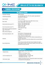 Datasheet Satevis Alpha Inc Kompakt 10T- Tri-Axis LoraWan Inclinometer -7