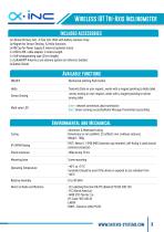 Datasheet Satevis Alpha Inc Kompakt 10T- Tri-Axis LoraWan Inclinometer -9